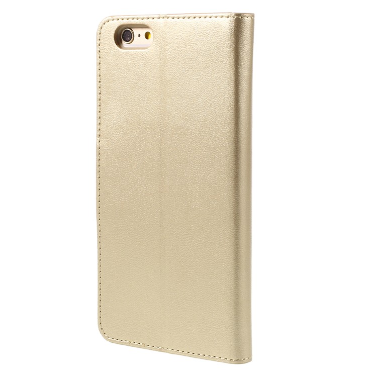 MERCURY GOOSPERY Sonata Diary Leather Case for iPhone 6s Plus / 6 Plus - Gold-2