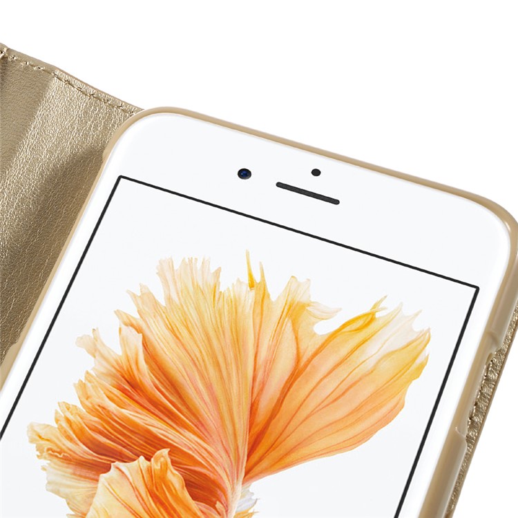 MERCURY GOOSPERY Sonata Diary Leather Case for iPhone 6s Plus / 6 Plus - Gold-7
