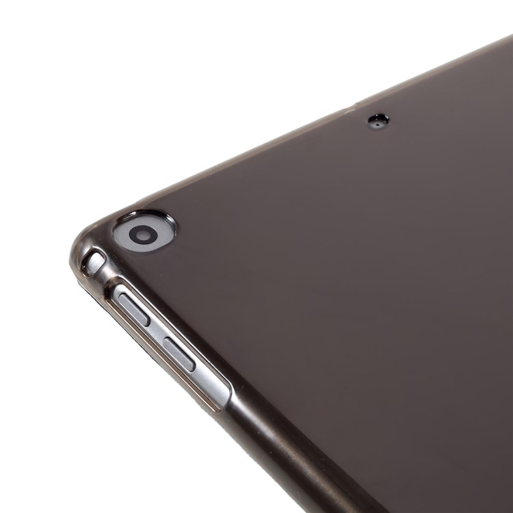 Black Tri-fold Leather Single Front Smart Cover + Back PC Case for iPad Air 2-7