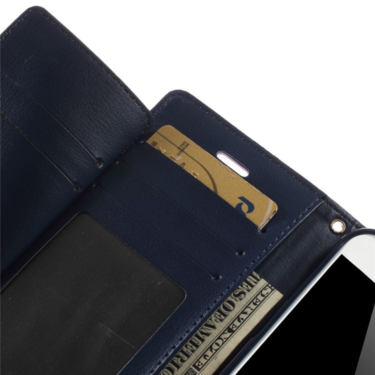 Mercury GOOSPERY Rich Diary Leather Wallet Protective Shell for iPhone 6 Plus / 6s Plus - Purple-10