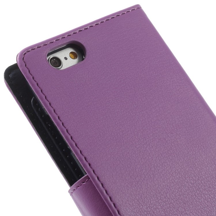 Mercury GOOSPERY Rich Diary Leather Wallet Protective Shell for iPhone 6 Plus / 6s Plus - Purple-9