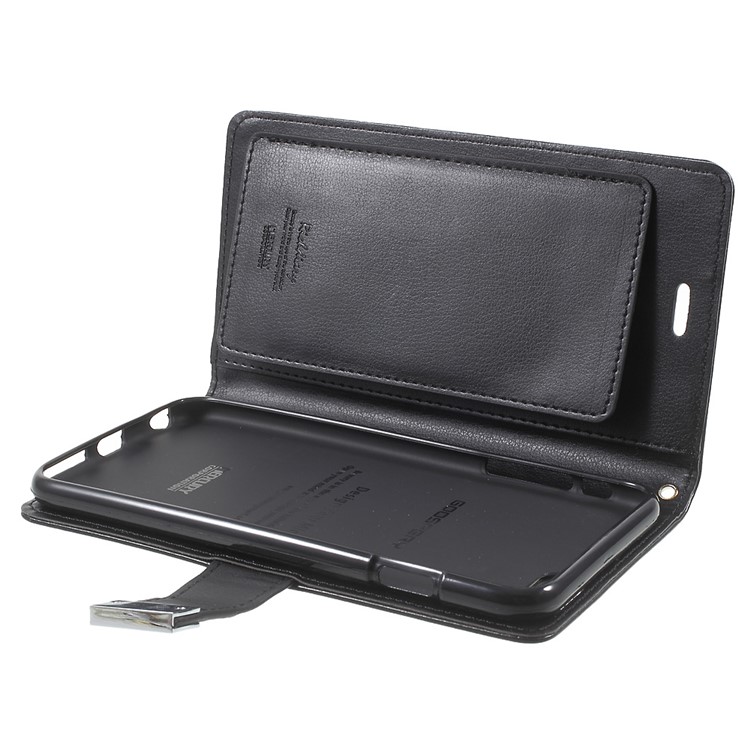 MERCURY GOOSPERY Rich Diary Leather Case for iPhone 6s Plus/6 Plus - Black-5