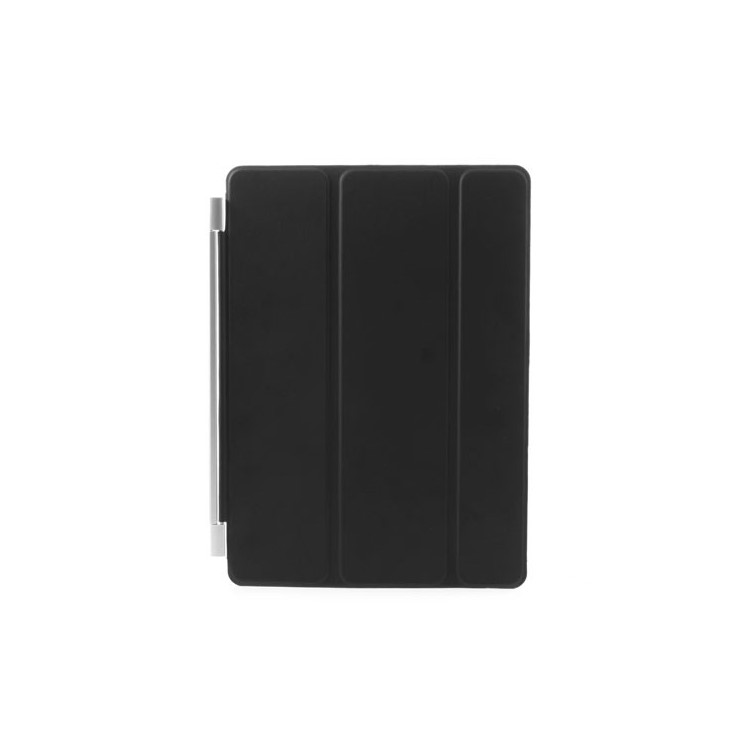Tri-Fold Single Front Smart Leather Skin Cover w/ Stand for iPad Air 2 - Black-2