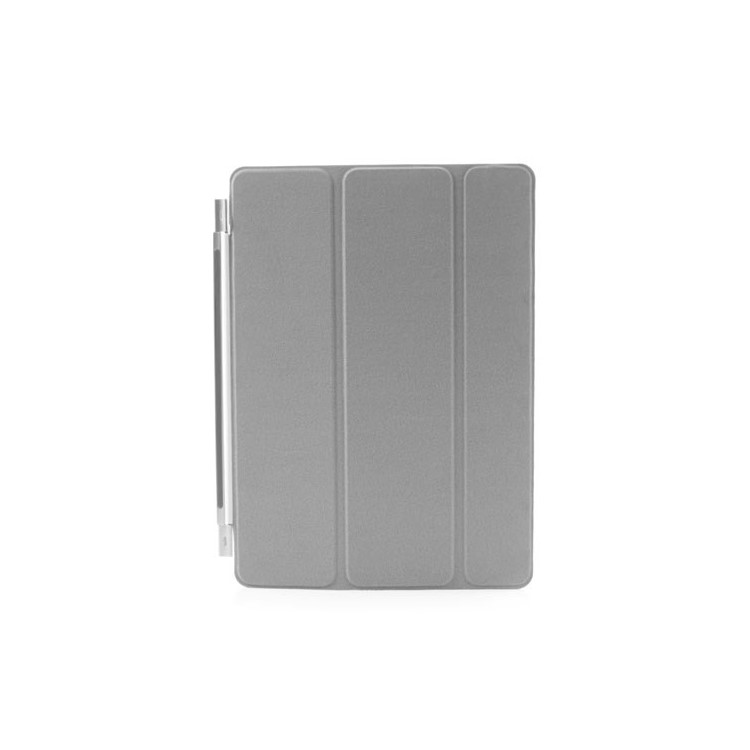 Tri-Fold Single Front Smart Leather Skin Cover Auto Sleep/Wakeup w/ Stand for iPad Air 2 - White-3