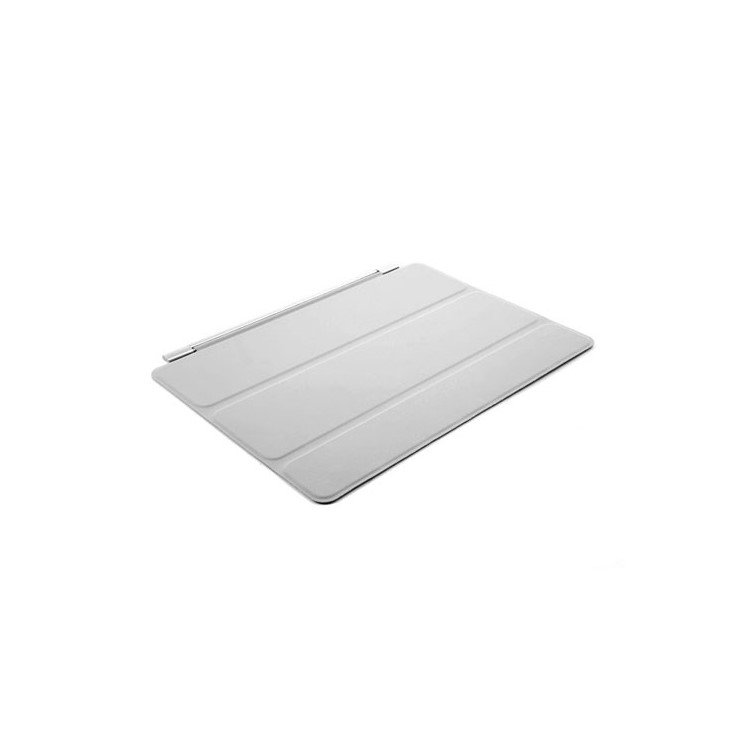 Tri-Fold Single Front Smart Leather Cover Auto Sleep/Wakeup for iPad Air 2 - Light Gray-1