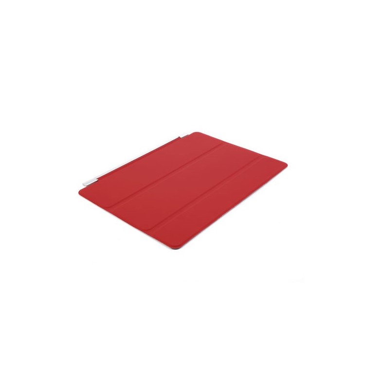 Tri-Fold Single Front Smart Leather Cover Auto Sleep/Wakeup for iPad Air 2 - Red-1