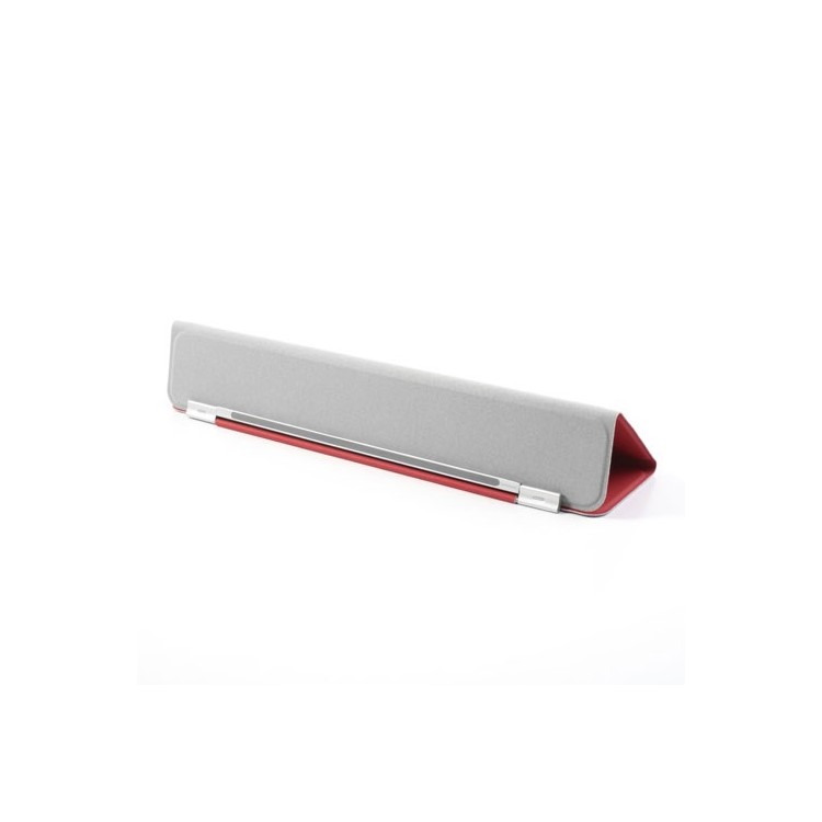 Tri-Fold Single Front Smart Leather Cover Auto Sleep/Wakeup for iPad Air 2 - Red-4