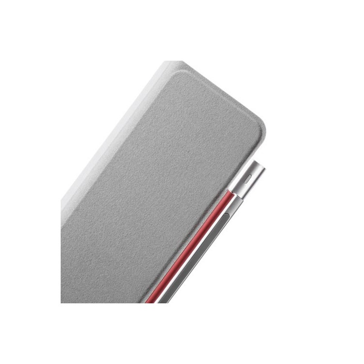 Tri-Fold Single Front Smart Leather Cover Auto Sleep/Wakeup for iPad Air 2 - Red-5