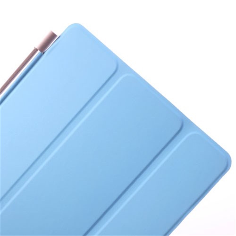 Slim Fit PU Leather Case Cover Smart Tri-Fold Protector Auto Sleep/Wakeup for iPad Air 2 - Blue-5