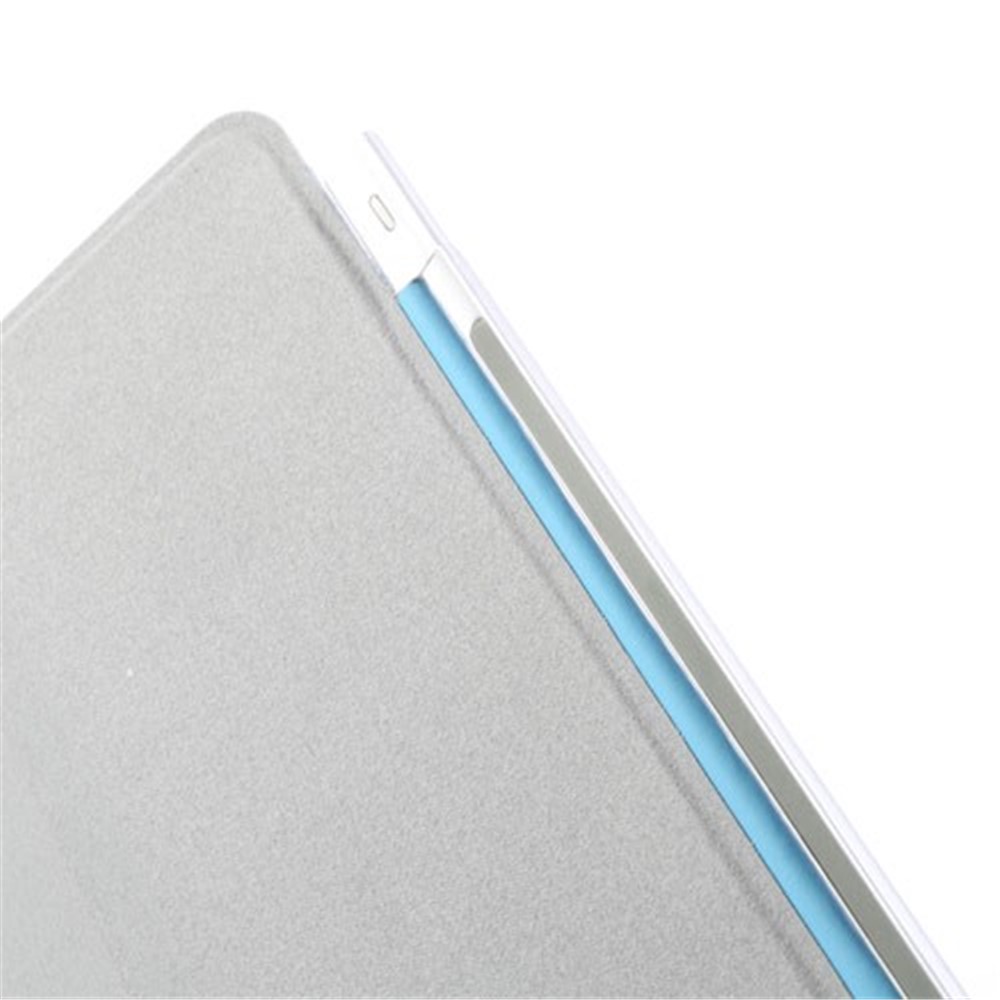 Slim Fit PU Leather Case Cover Smart Tri-Fold Protector Auto Sleep/Wakeup for iPad Air 2 - Blue-6