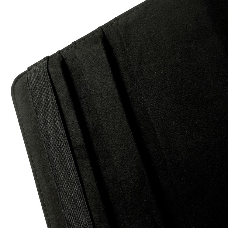 Polka Dots 360 Degree Rotary Leather Stand Case for iPad Air 2 - Black-8