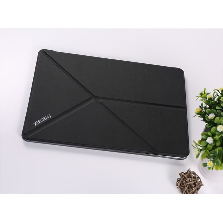 REMAX Transformer Series for iPad Air 2 Origami Stand Smart Leather Case - Black-4