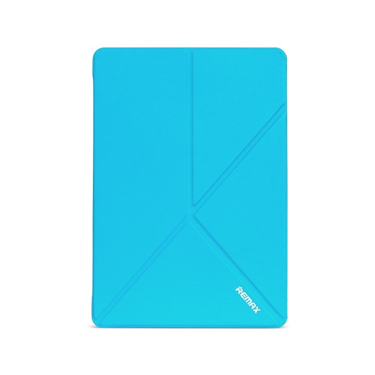 REMAX for iPad Air 2 Transformer Series Origami Stand Smart Leather Cover - Blue-1
