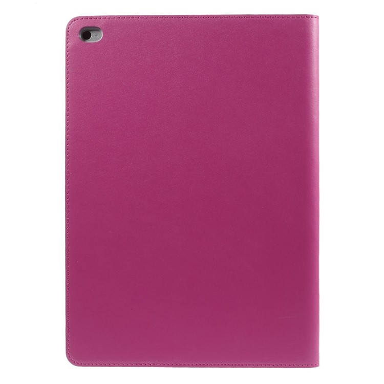 Rose DOORMOON Folio Stand Awakening Genuine Leather Shell for iPad Air 2-3