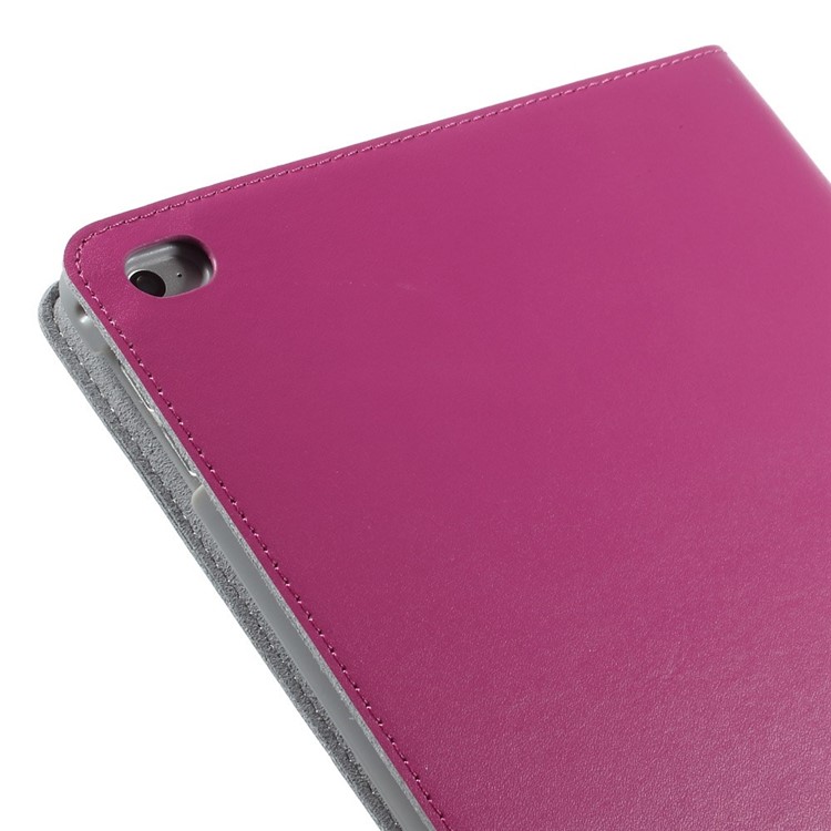 Rose DOORMOON Folio Stand Awakening Genuine Leather Shell for iPad Air 2-5