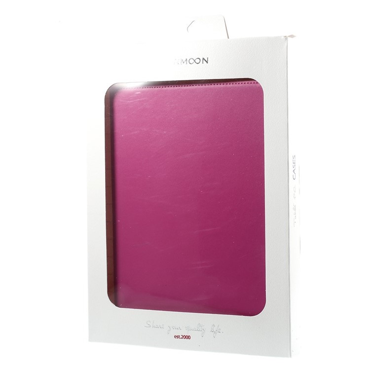 Rose DOORMOON Folio Stand Awakening Genuine Leather Shell for iPad Air 2-7