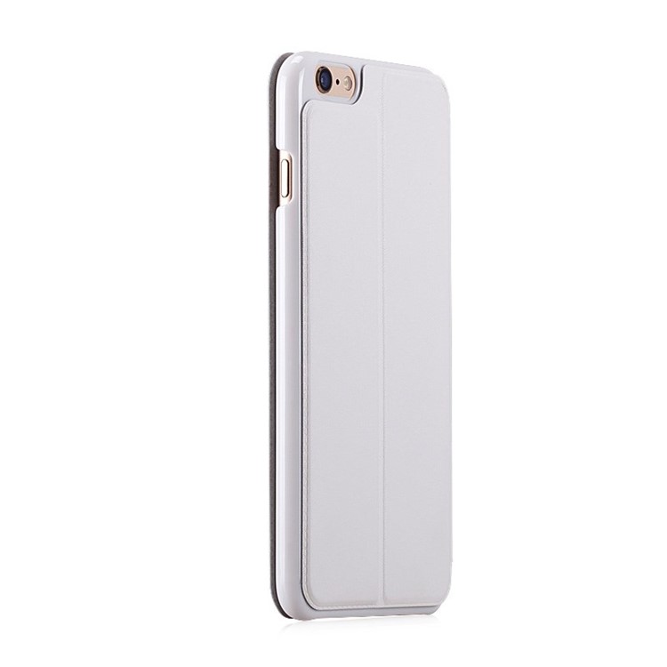 MOMAX Flip View Slide Answer Leather Case for iPhone 6 Plus / 6s Plus 5.5 Inch - White-3