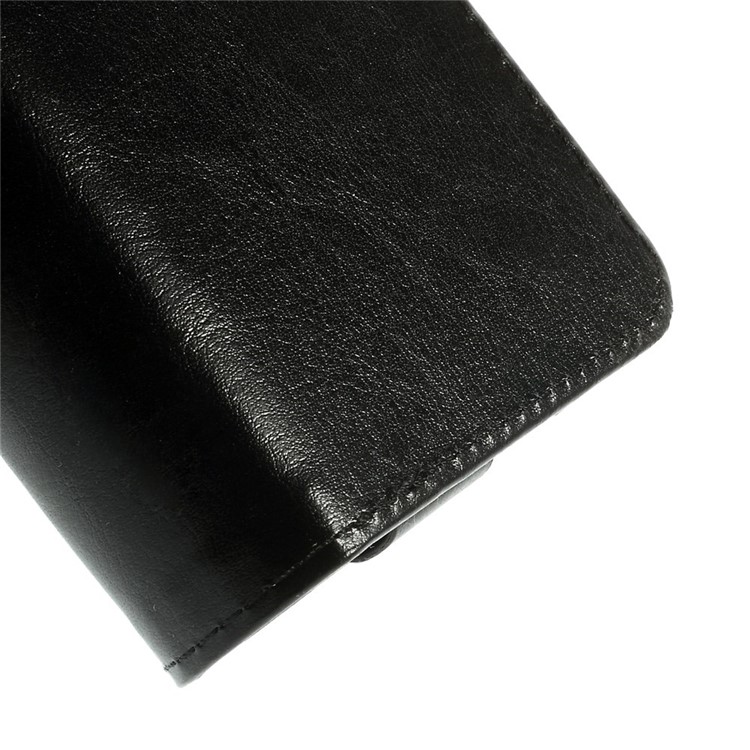 Universal Crazy Horse Wallet Leather Case Pouch for iPhone 6 Plus / 6s Plus, Galaxy Note 4 Etc, Size: 16 x 8cm - Black-7