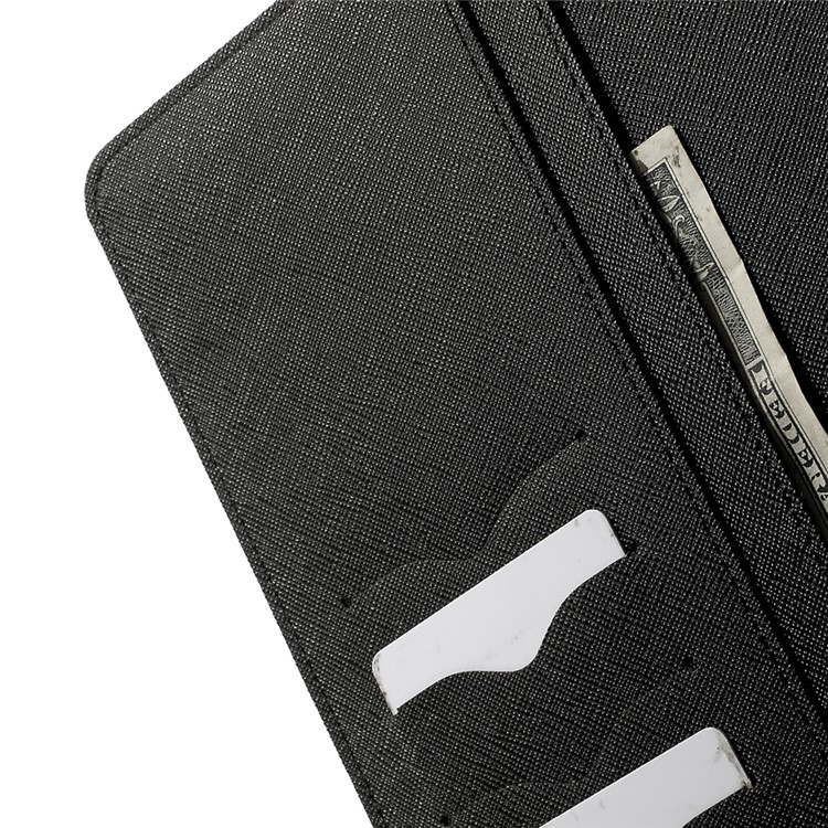 MERCURY Goospery Fancy Diary Leather Stand Case for iPad Air 2 - Black-6
