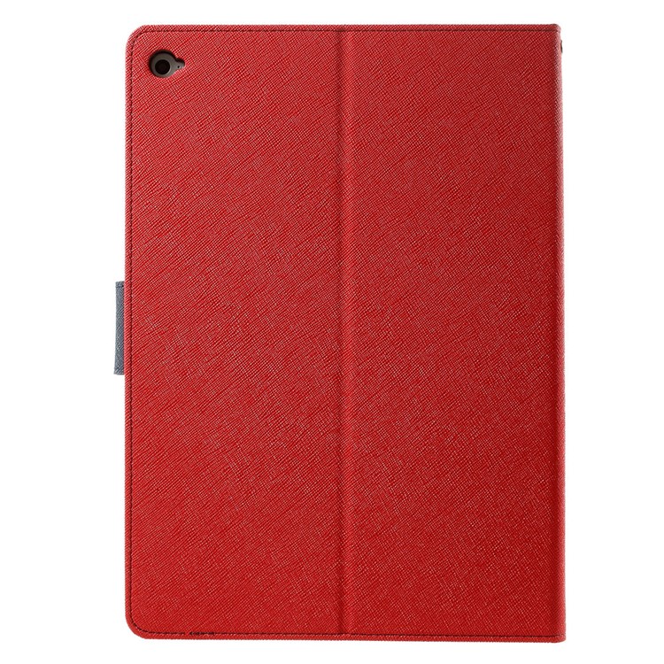MERCURY Goospery Fancy Diary Leather Stand Case for iPad Air 2 - Red-3