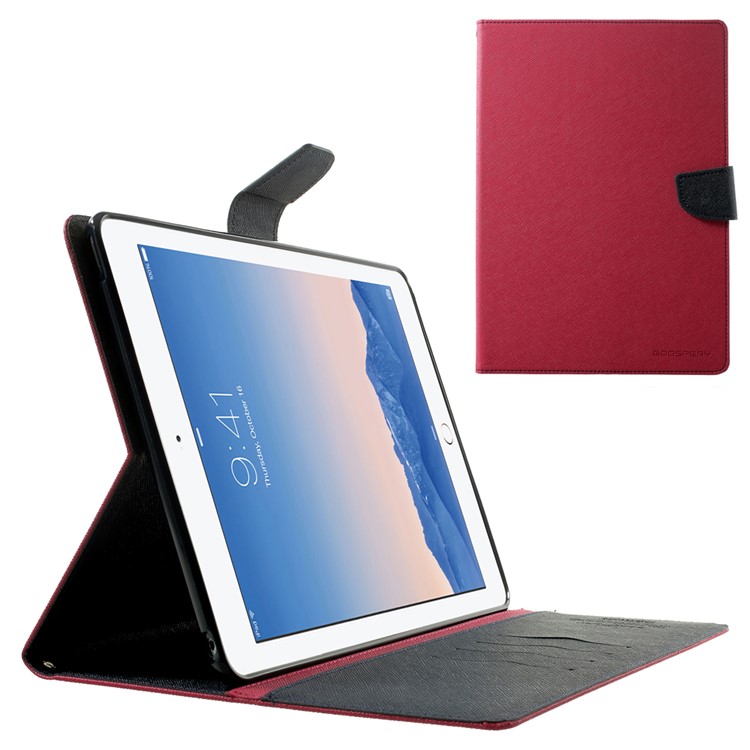 MERCURY Goospery Fancy Diary Leather Stand Case for iPad Air 2 - Rose-1