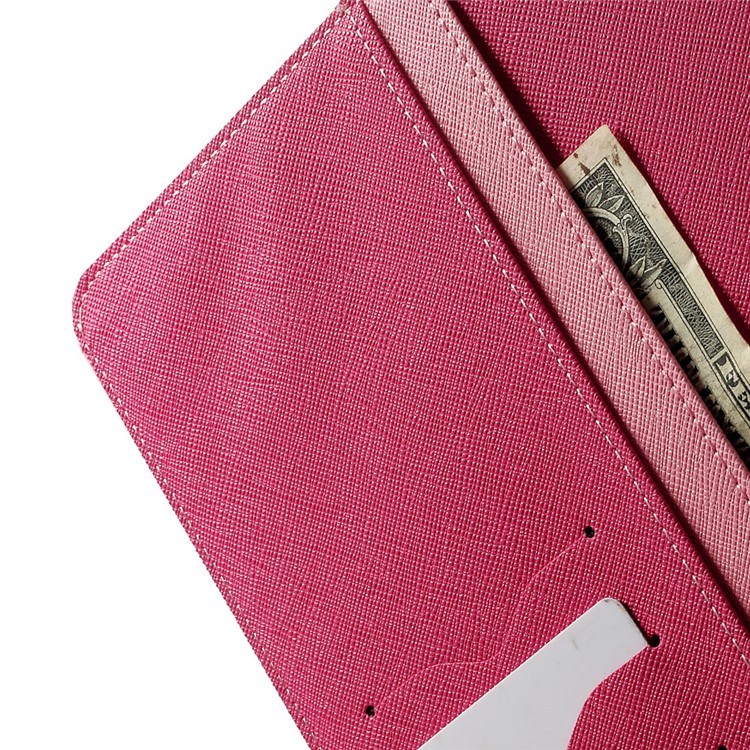 MERCURY Goospery Fancy Diary for iPad Air 2 Wallet Leather Stand Cover - Pink-6