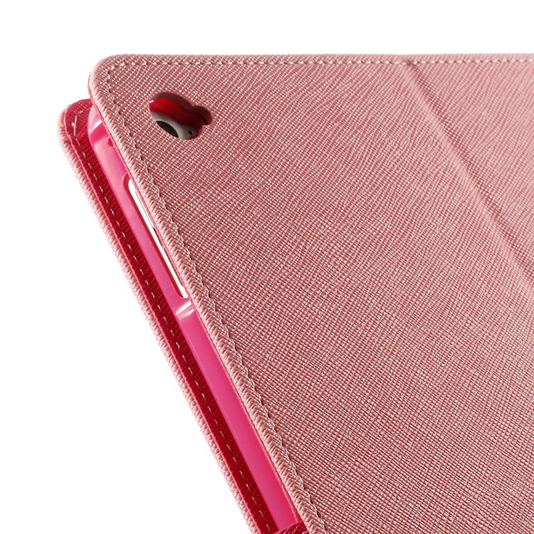 MERCURY Goospery Fancy Diary for iPad Air 2 Wallet Leather Stand Cover - Pink-9