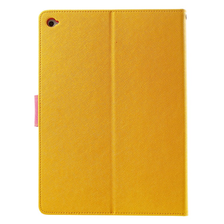 MERCURY Goospery Fancy Diary for iPad Air 2 Wallet Leather Stand Cover - Orange-3