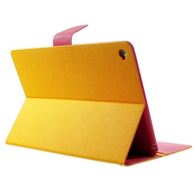 MERCURY Goospery Fancy Diary for iPad Air 2 Wallet Leather Stand Cover - Orange-4