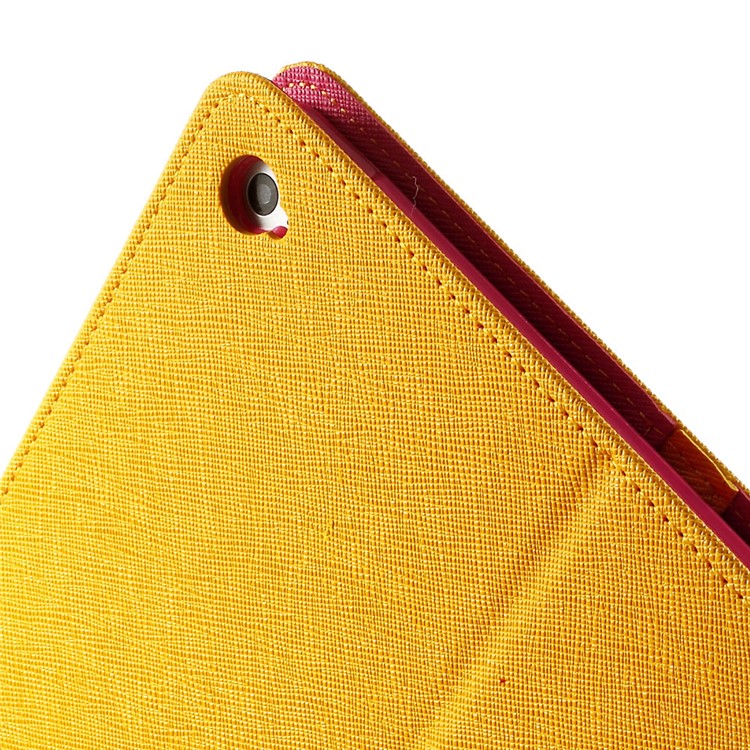 MERCURY Goospery Fancy Diary for iPad Air 2 Wallet Leather Stand Cover - Orange-6