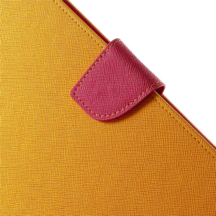 MERCURY Goospery Fancy Diary for iPad Air 2 Wallet Leather Stand Cover - Orange-7