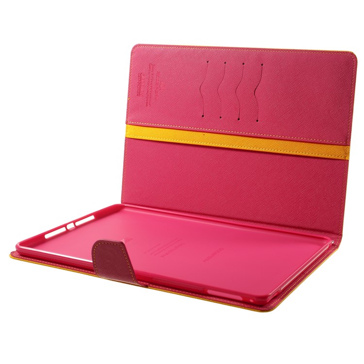 MERCURY Goospery Fancy Diary for iPad Air 2 Wallet Leather Stand Cover - Orange-9