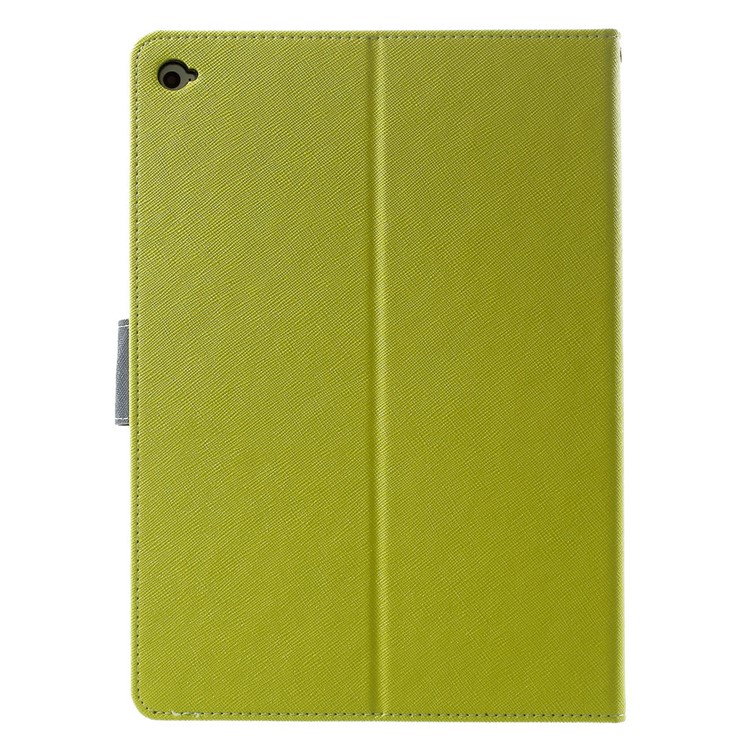 MERCURY Goospery Fancy Diary for iPad Air 2 Wallet Leather Stand Cover - Green-3