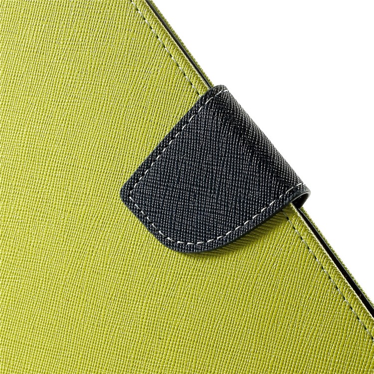 MERCURY Goospery Fancy Diary for iPad Air 2 Wallet Leather Stand Cover - Green-7