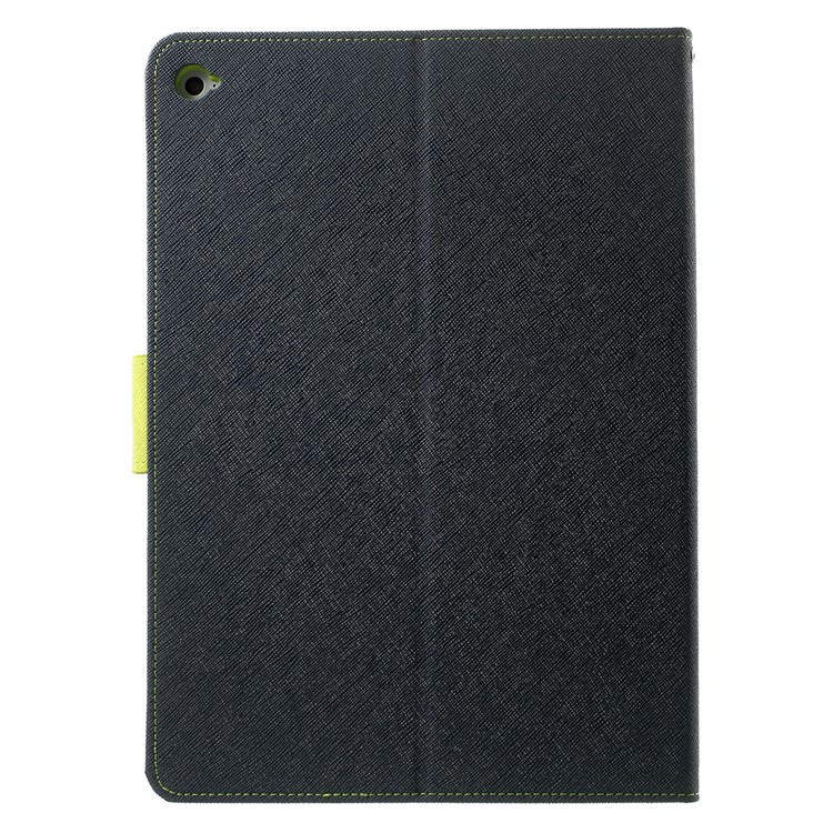 MERCURY Goospery Fancy Diary for iPad Air 2 Wallet Leather Stand Shell - Blue-3