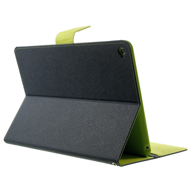 MERCURY Goospery Fancy Diary for iPad Air 2 Wallet Leather Stand Shell - Blue-4