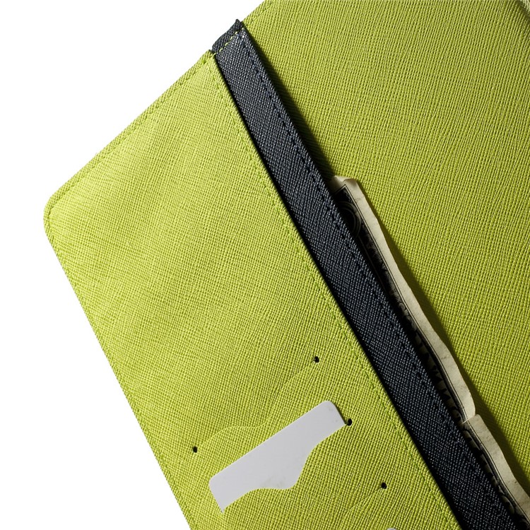 MERCURY Goospery Fancy Diary for iPad Air 2 Wallet Leather Stand Shell - Blue-6