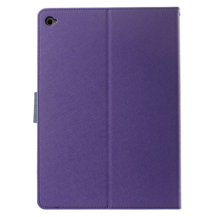 MERCURY Goospery Fancy Diary for iPad Air 2 Wallet Leather Stand Shell - Purple-3