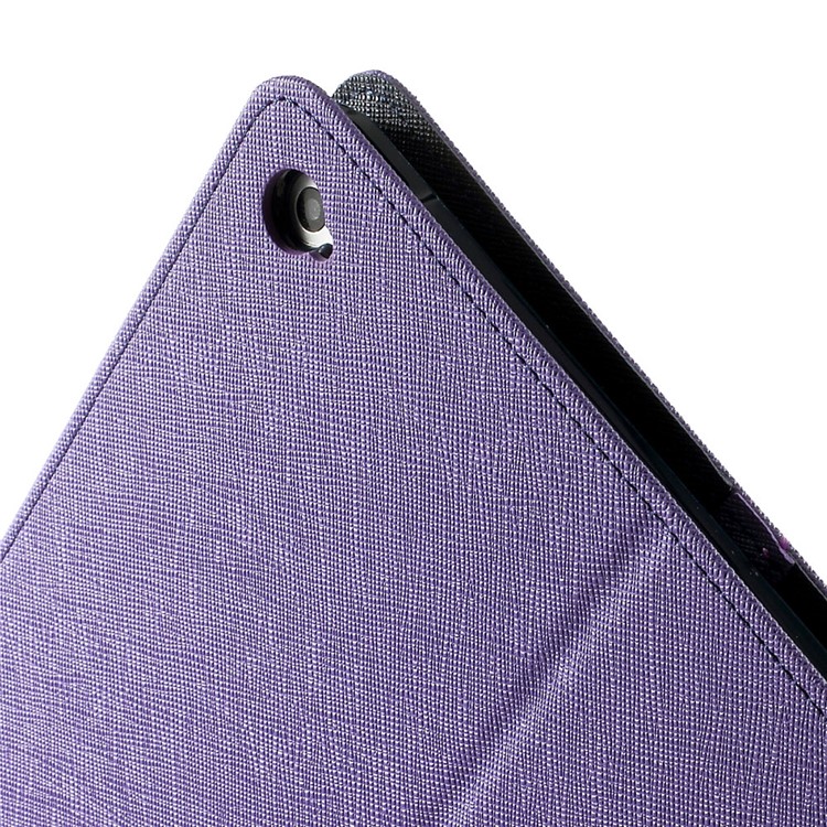 MERCURY Goospery Fancy Diary for iPad Air 2 Wallet Leather Stand Shell - Purple-6