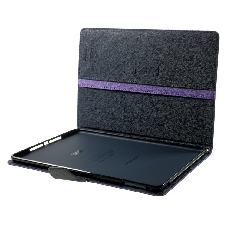 MERCURY Goospery Fancy Diary for iPad Air 2 Wallet Leather Stand Shell - Purple-9