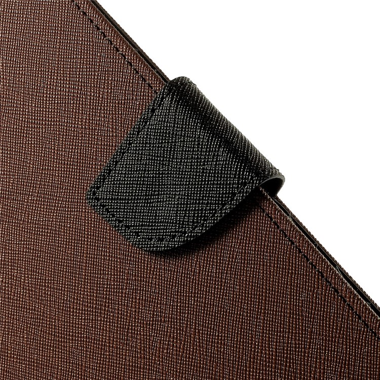 MERCURY Goospery Fancy Diary for iPad Air 2 Wallet Leather Stand Shell - Brown-7