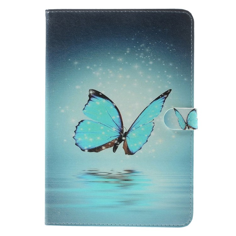For iPad Mini / Mini 2 / Mini 3 Silk Leather Magnetic Stand Shell - Dreamlike Butterfly-2