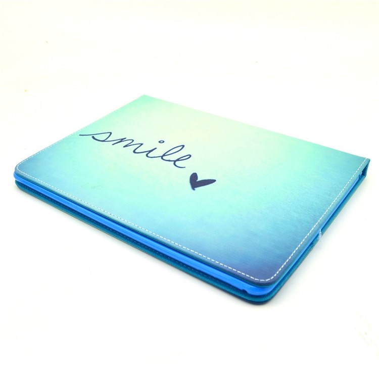 Smile & Heart Smart Flip Leather Stand Cover for iPad Air 2-3
