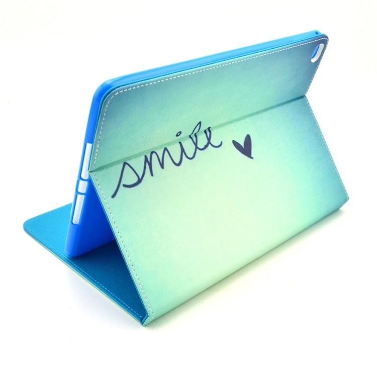 Smile & Heart Smart Flip Leather Stand Cover for iPad Air 2-5