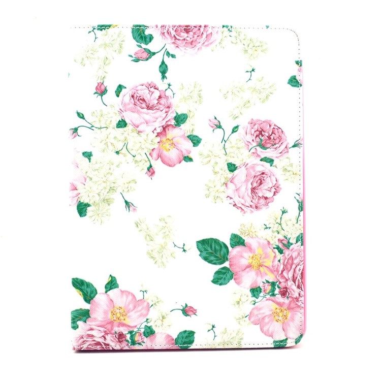 Beautiful Peony Smart Leather Flip Stand Cover for iPad Air 2-1