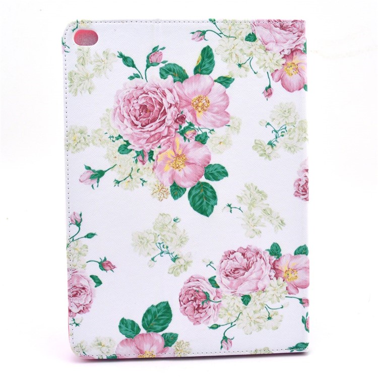 Beautiful Peony Smart Leather Flip Stand Cover for iPad Air 2-2