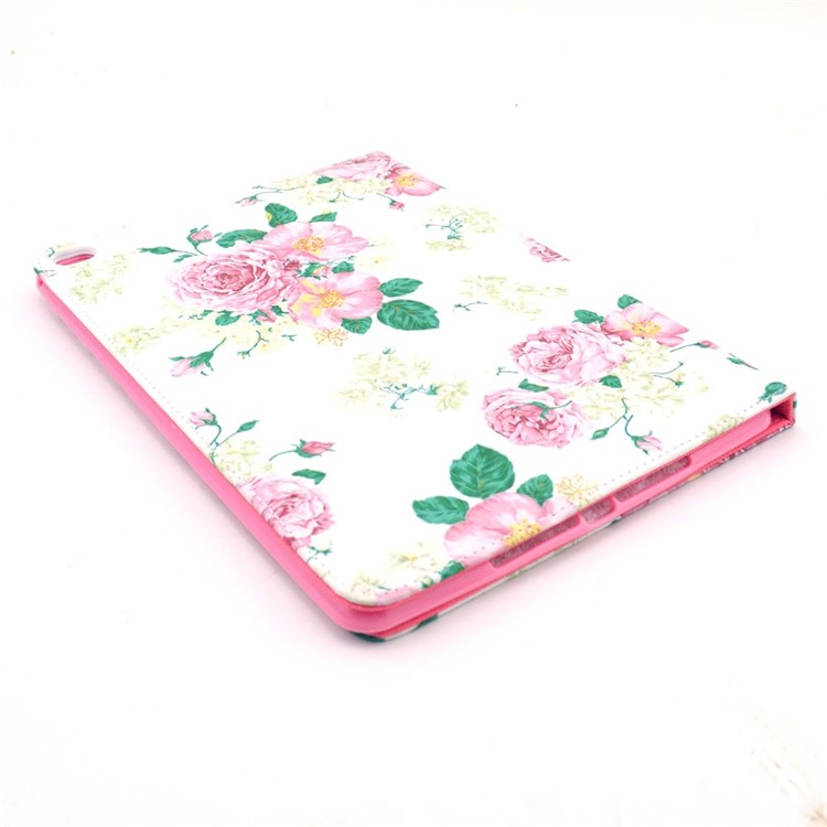 Beautiful Peony Smart Leather Flip Stand Cover for iPad Air 2-4