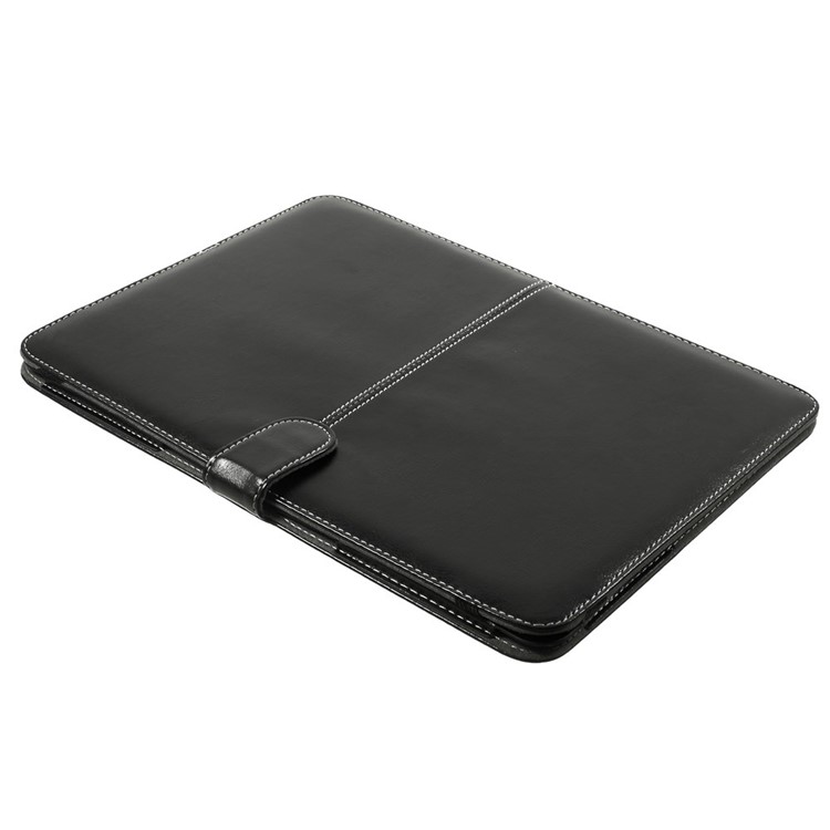 Étui de Protection en Cuir Crazy Horse Pour MacBook Air 13,3 Pouces - le Noir