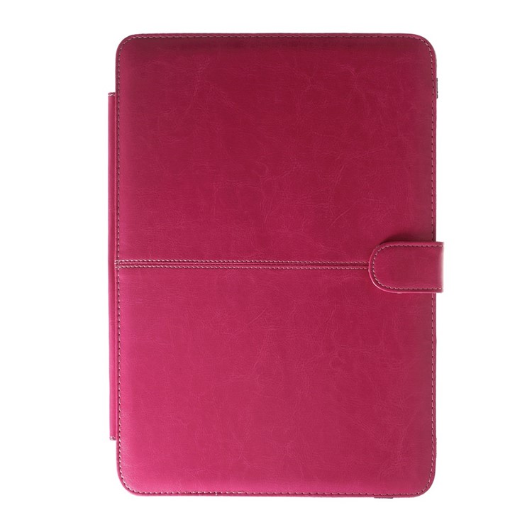 Crazy Horse Leather Protective Case for MacBook Air 13.3 inch - Rose-1