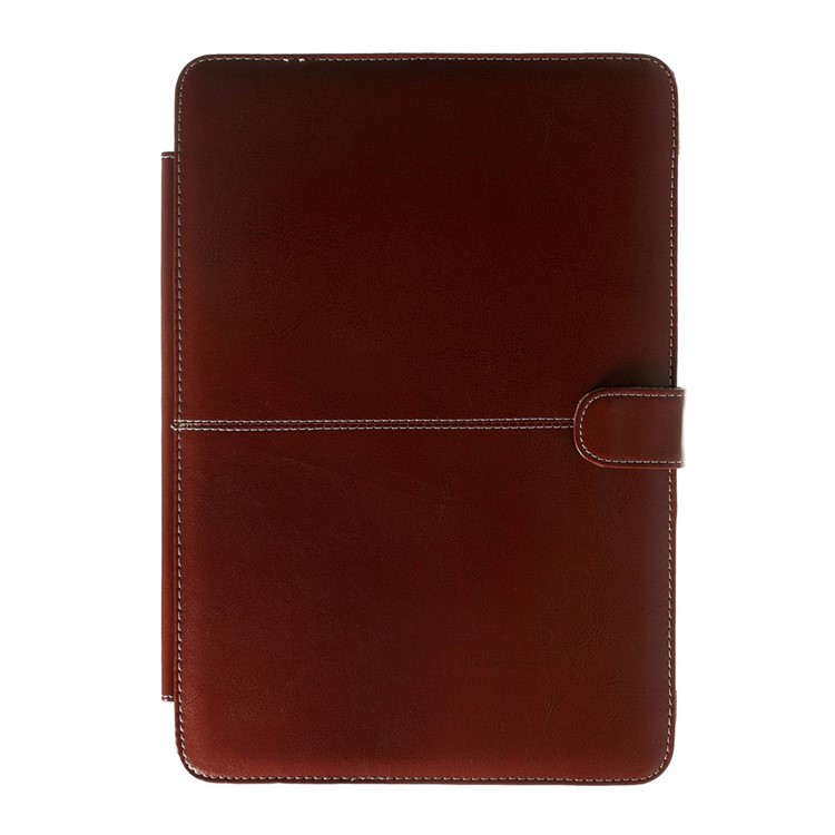Crazy Horse Leather Protective Shell for MacBook Air 13.3 inch - Brown-1